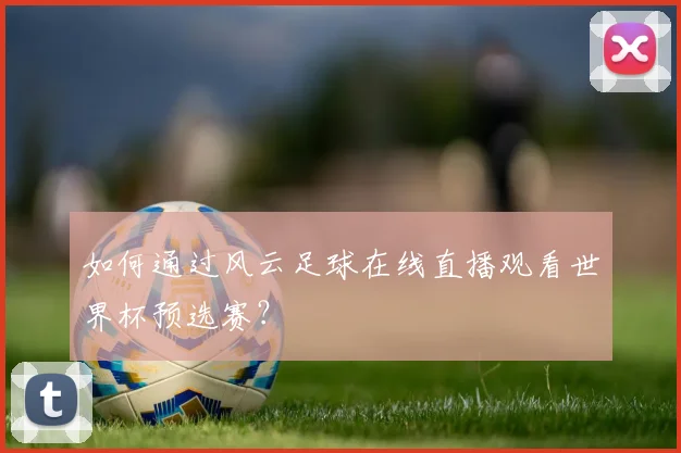 如何通过风云足球在线直播观看世界杯预选赛?